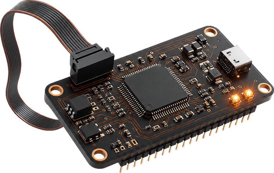 An electronics development board
